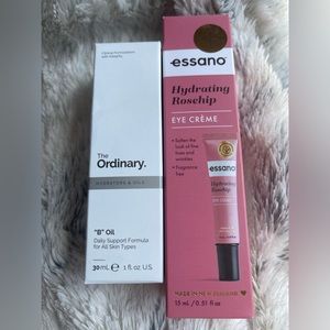 - Lot of 2: Essano Rosehip Eye Cream/the ordinary B Oil New in boxes